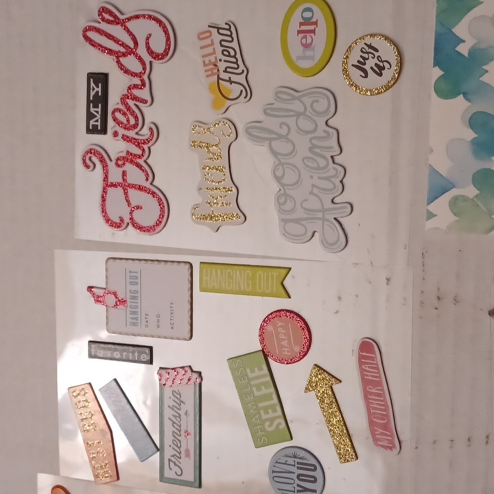 4/$60 Colorful Scrapbook Sticker Set - Incomplete - Picture 11 of 12